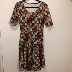 Lularoe Nicole Large L Dress LLR  Cute